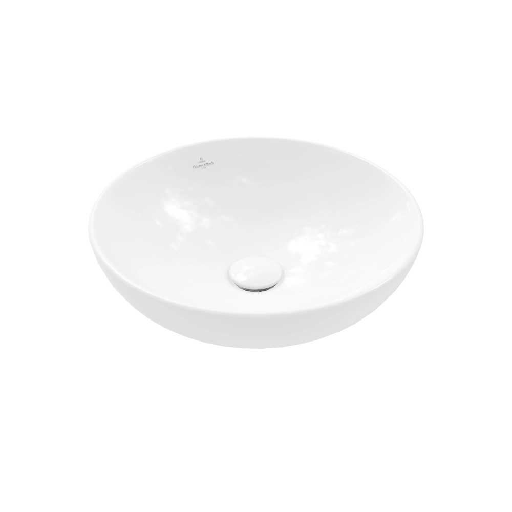 Раковина Villeroy & Boch Loop&Friends 42 x 42 см CeramicPlus 4A4600R1 накладная Раковина Villeroy & Boch Loop&Friends 42 x 42 см CeramicPlus 4A4600R1 накладная