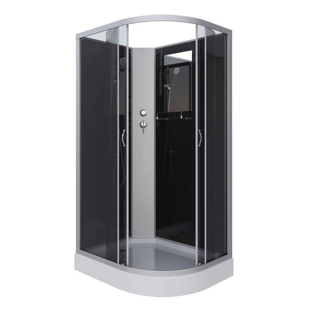 Душевая кабина Niagara Classic NG-3512-14LBK (1200х800х2000) низкий поддон (13см) стекло тонированное 35121433LBK Душевая кабина Niagara Classic NG-3512-14LBK (1200х800х2000) низкий поддон (13см) стекло тонированное 35121433LBK