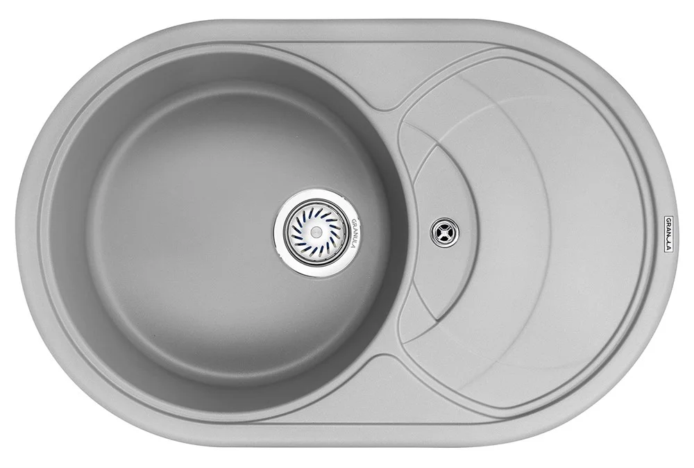 Кухонная мойка Granula 7801, АЛЮМИНИУМ, кварц 775х495 Кухонная мойка Granula 7801, АЛЮМИНИУМ, кварц 775х495