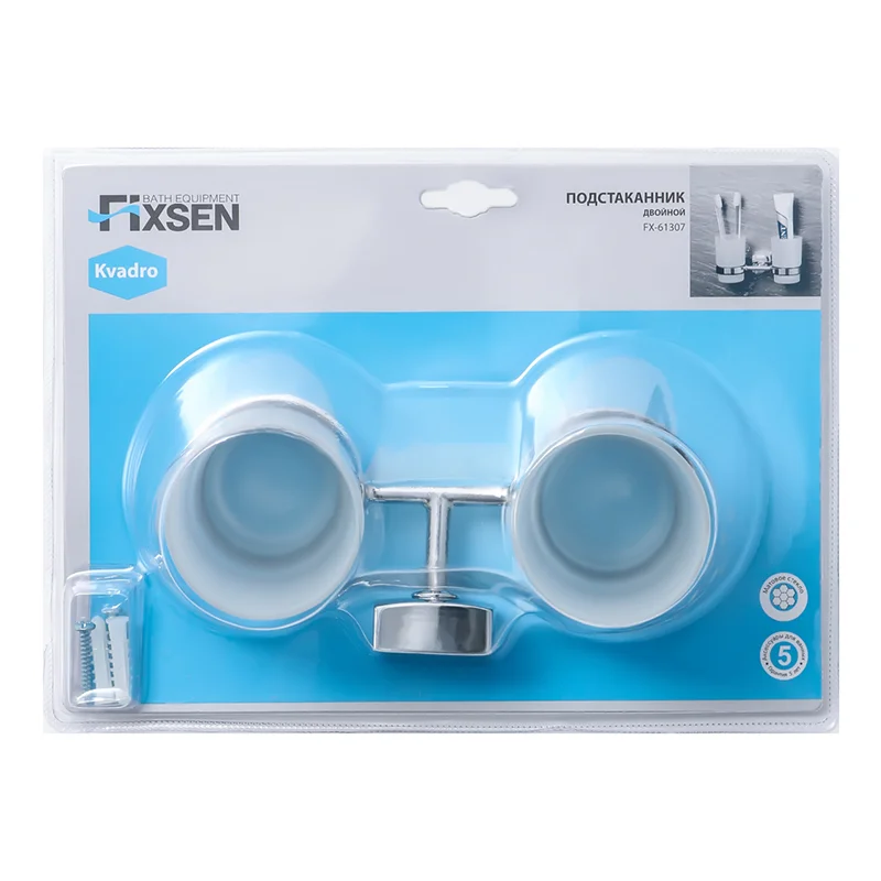 Стакан FIXSEN KVADRO FX-61307 хром — Изображение 3