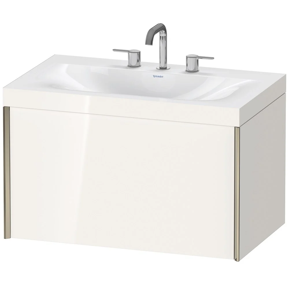 Тумба с раковиной Duravit XVIU XV4610TB122C 80 см белый глянцевый Тумба с раковиной Duravit XVIU XV4610TB122C 80 см белый глянцевый