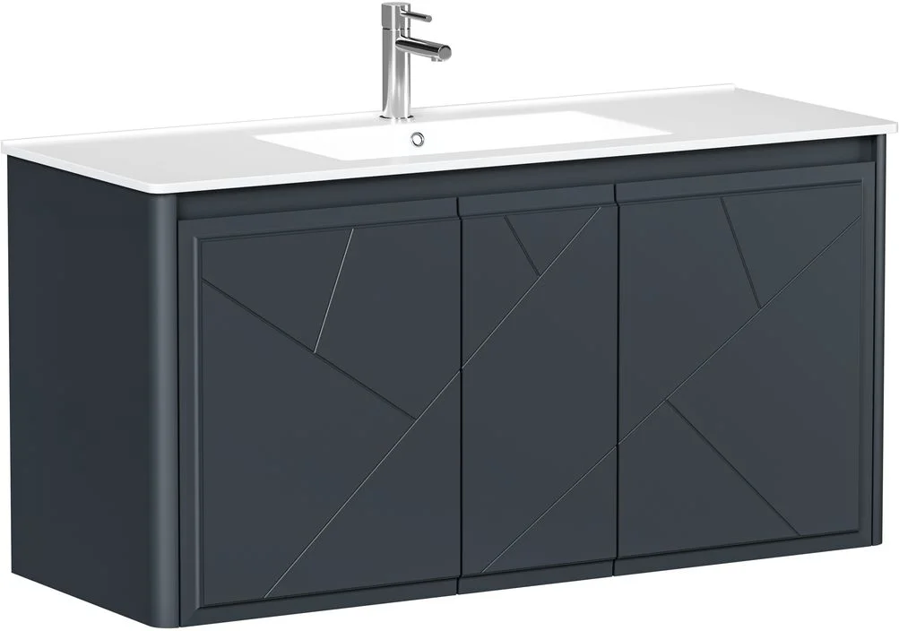 Тумба под раковину Allen Brau Paris 120 1.360004.AM антрацит матовый Тумба под раковину Allen Brau Paris 120 1.360004.AM антрацит матовый