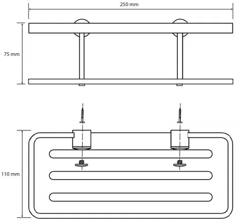Полка Bemeta CYTRO 146208406 Полка Bemeta CYTRO 146208406
