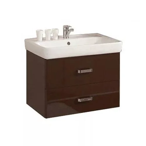 Тумба с раковиной Aquaton Америна 80 (1A1377K1AM430) темно-коричневая Тумба с раковиной Aquaton Америна 80 (1A1377K1AM430) темно-коричневая