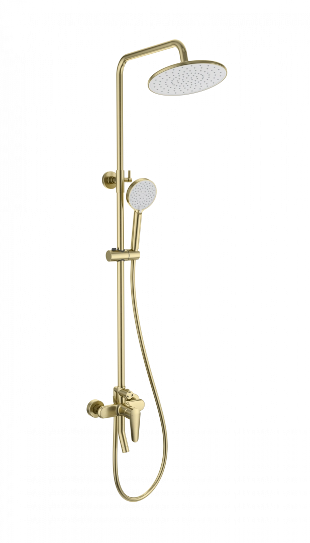 Душевая система Wonzon & Woghand брашированное золото (WW-B2168-A-BG) Душевая система Wonzon & Woghand брашированное золото (WW-B2168-A-BG)