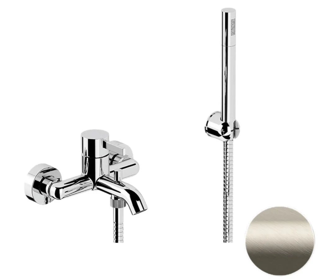 Смеситель для ванны Remer Metrica MC02XV, сталь Смеситель для ванны Remer Metrica MC02XV, сталь