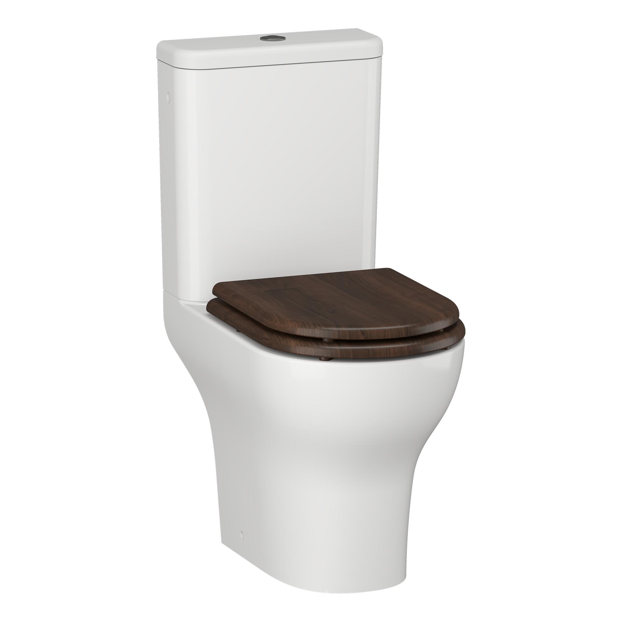 Унитаз напольный Opadiris Палермо OS24722A белый, безободковый, сиденье антикварный орех, крышка бачка керамика Унитаз напольный Opadiris Палермо OS24722A белый, безободковый, сиденье антикварный орех, крышка бачка керамика