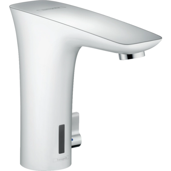 Смеситель для раковины hansgrohe PuraVida электронный с регулировкой температуры, белый/хром 1517040 Смеситель для раковины hansgrohe PuraVida электронный с регулировкой температуры, белый/хром 1517040