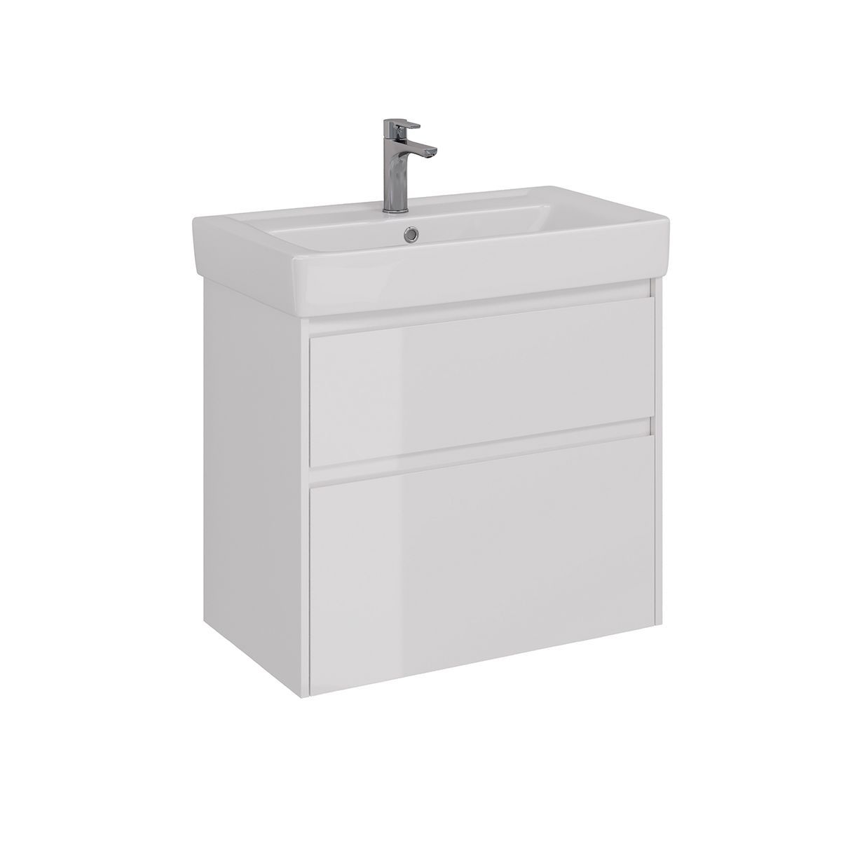Тумба под раковину Lemark COMBI 80 см подвесная/напольная, белый LM03C80T Тумба под раковину Lemark COMBI 80 см подвесная/напольная, белый LM03C80T