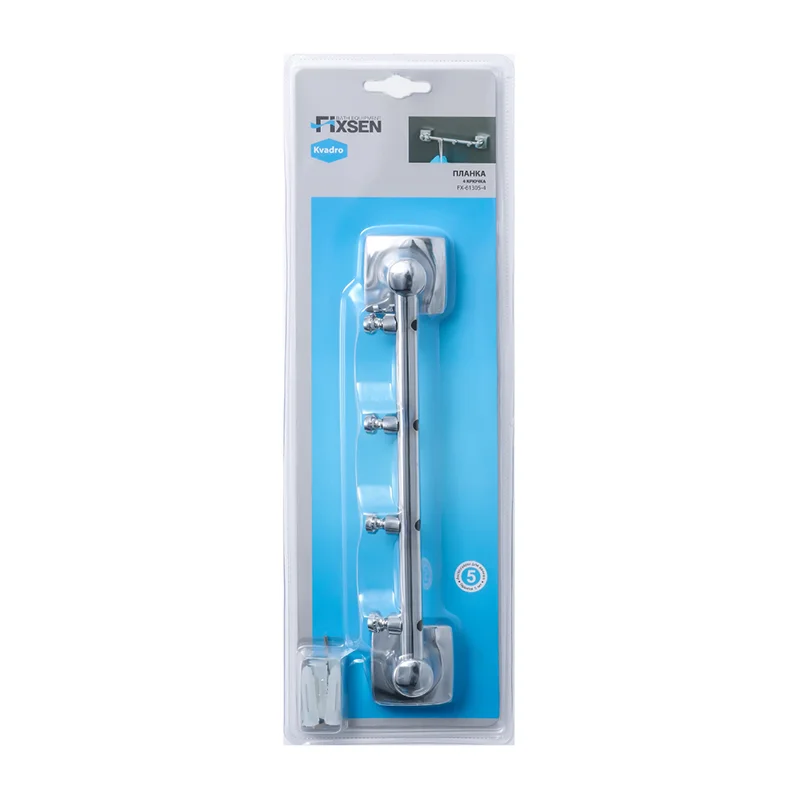 Крючок FIXSEN KVADRO FX-61305-4 хром — Изображение 3