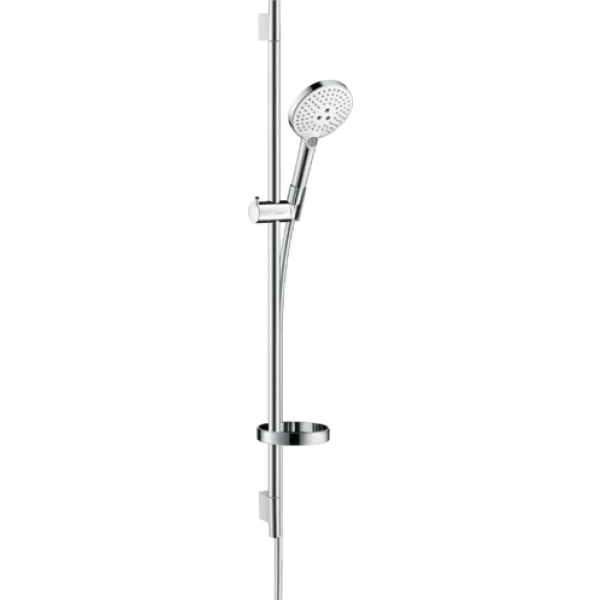 Душевой гарнитур Hansgrohe Raindance Select 120 EcoSmart 26633400, белый/хром Душевой гарнитур Hansgrohe Raindance Select 120 EcoSmart 26633400, белый/хром