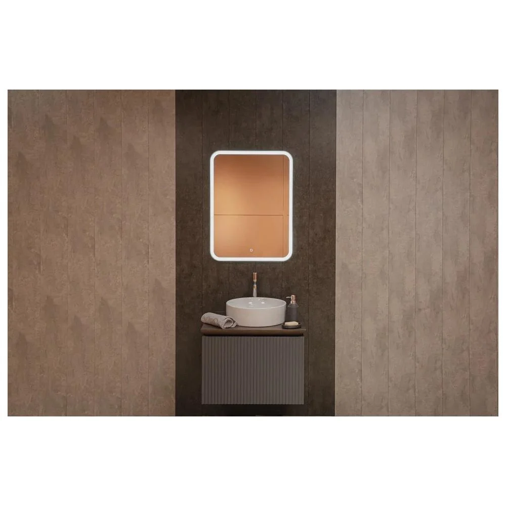 Зеркало Silver Mirrors Стив 600х800 LED-00002249 сенсорный выключатель — Изображение 3