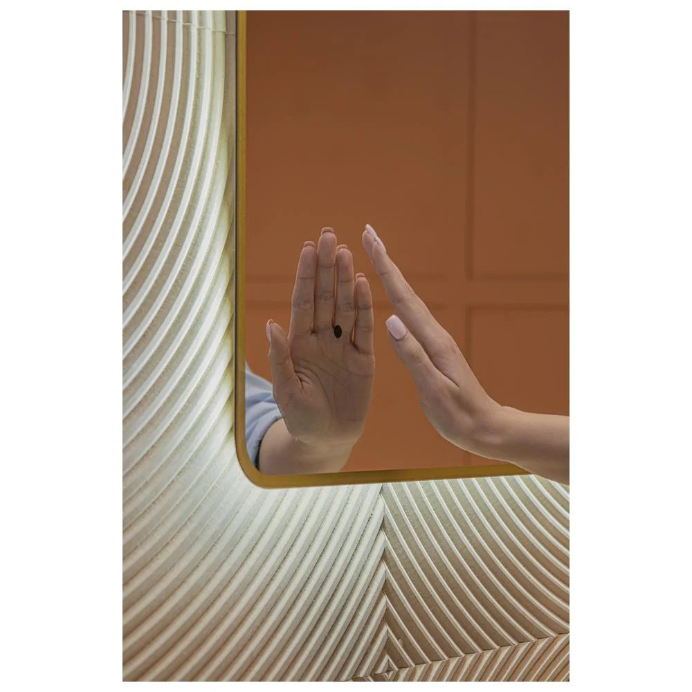 Зеркало Silver Mirrors Incanto-GOLD LED-00002558 600х1000 бесконтактный сенсор — Изображение 14