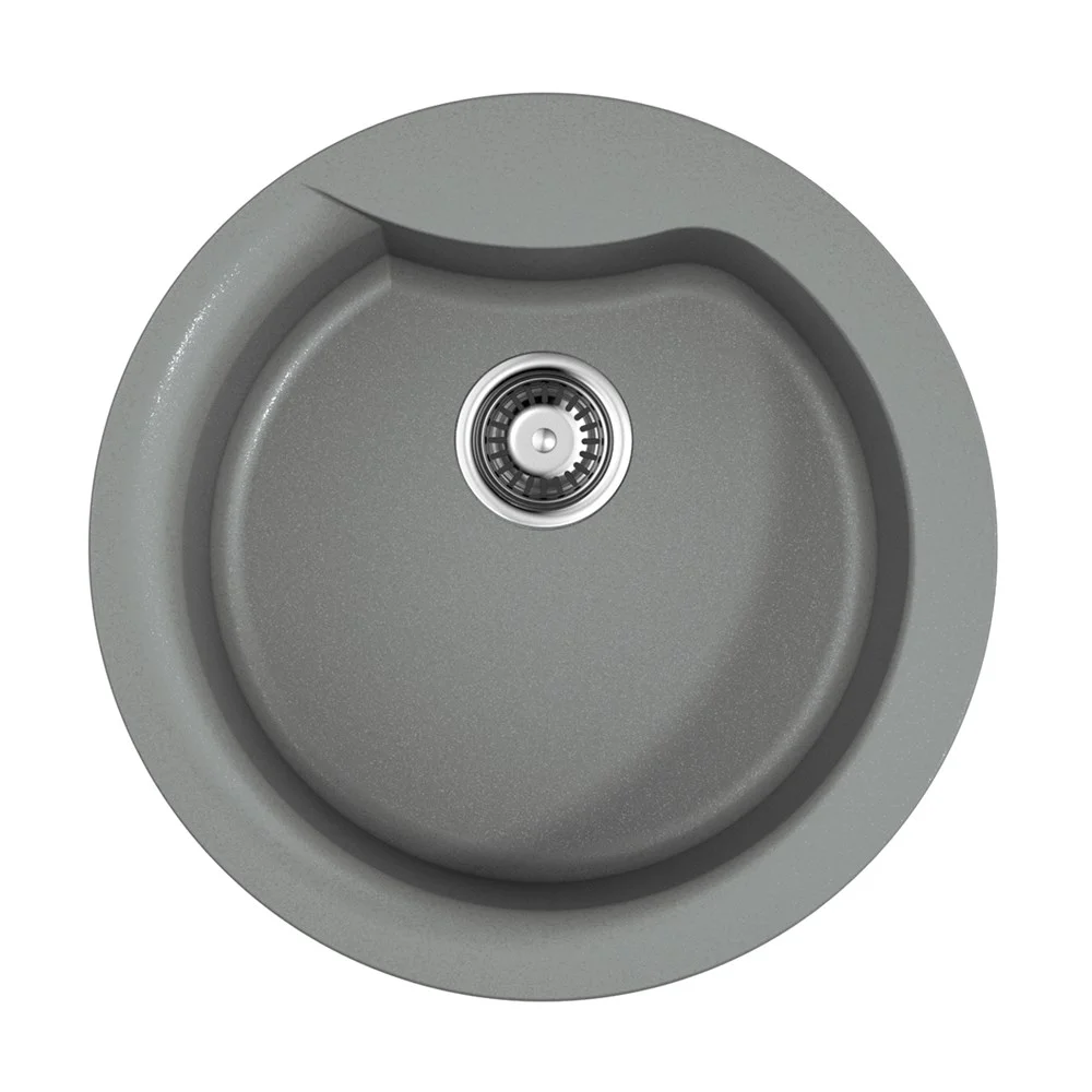 Кухонная мойка Omoikiri Yasugata 48R-GR Tetogranit/leningrad grey 4993547 Кухонная мойка Omoikiri Yasugata 48R-GR Tetogranit/leningrad grey 4993547