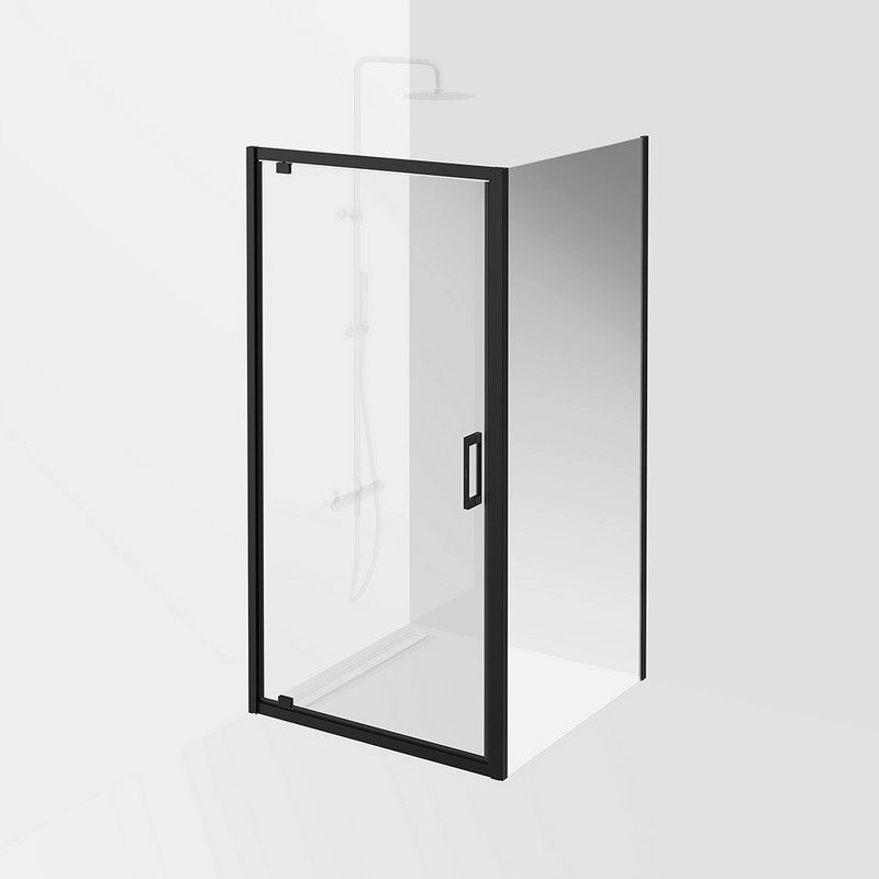 Боковая стенка Kerama Marazzi Vetro 100х195 VE.100.FP.BLK.M матовый черный — Изображение 2