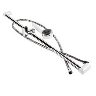 Душевой гарнитур Kludi Zenta 6084091-00 900 мм хром-белый Душевой гарнитур Kludi Zenta 6084091-00 900 мм хром-белый