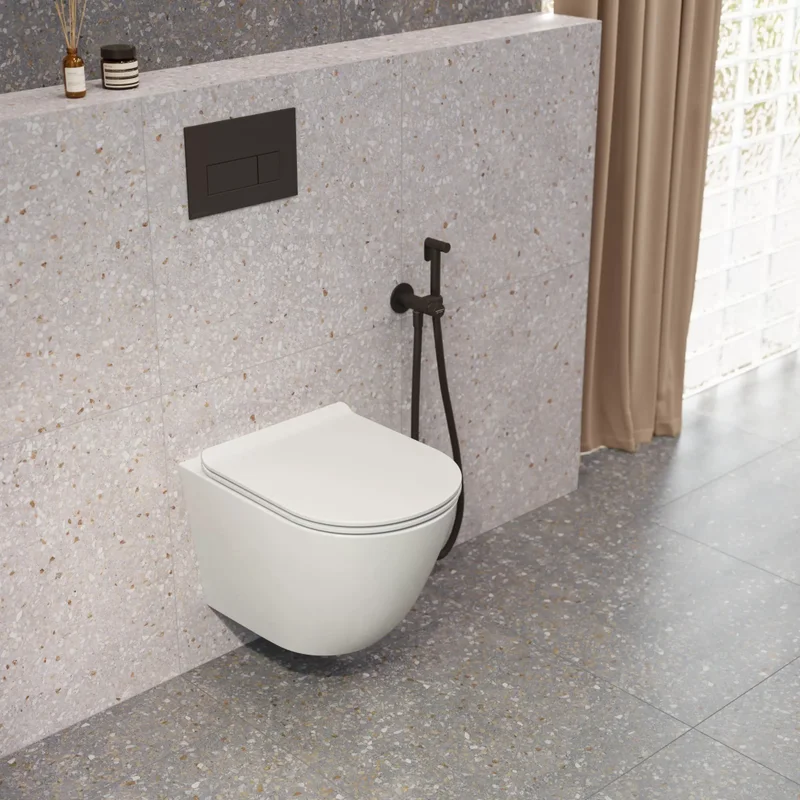 Унитаз подвесной Kerama Marazzi Sfera SF.wc.02 безободковый с крепежом, белый глянцевый — Изображение 5
