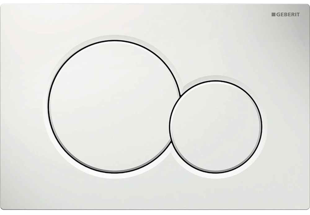 Клавиша смыва Geberit 115.770.11.5 Sigma 01 пластик, белая Клавиша смыва Geberit 115.770.11.5 Sigma 01 пластик, белая