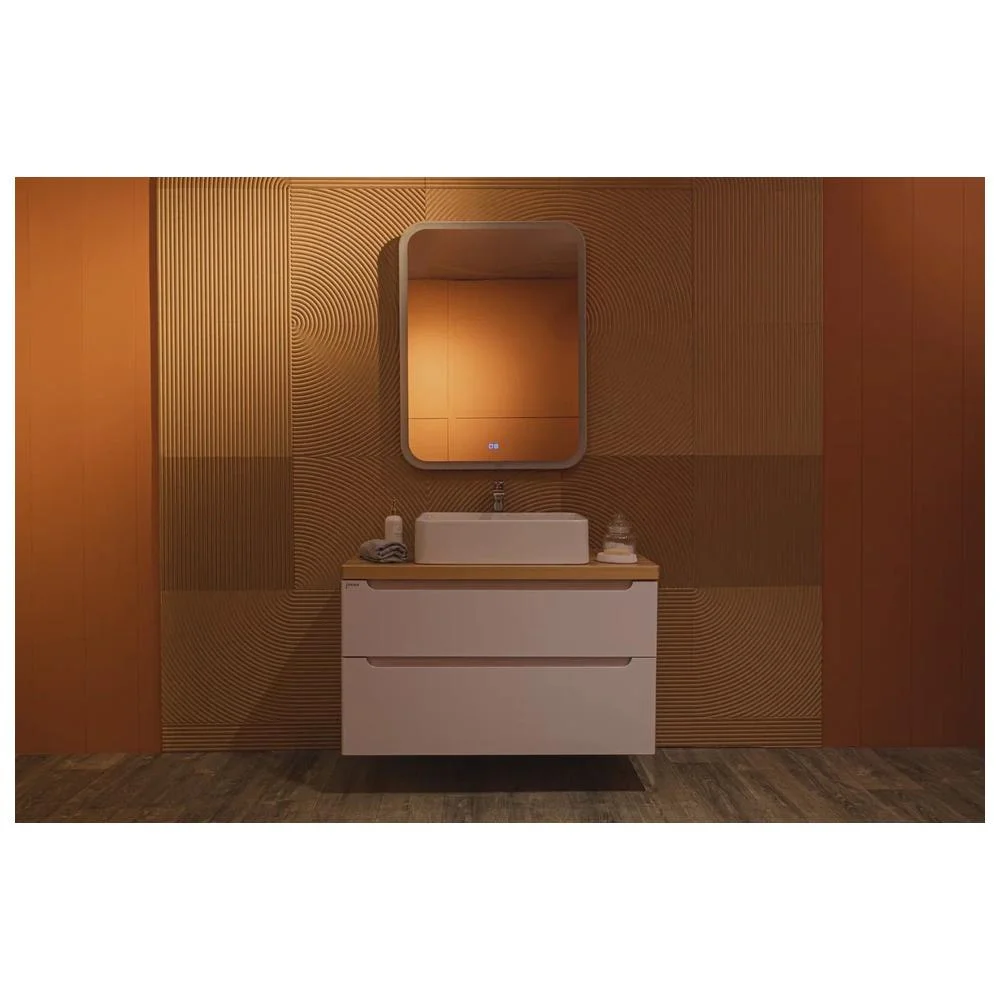 Зеркало Silver Mirrors Стив 685х915 LED-00002344 вертикальный подогрев сенсорный выключатель — Изображение 4