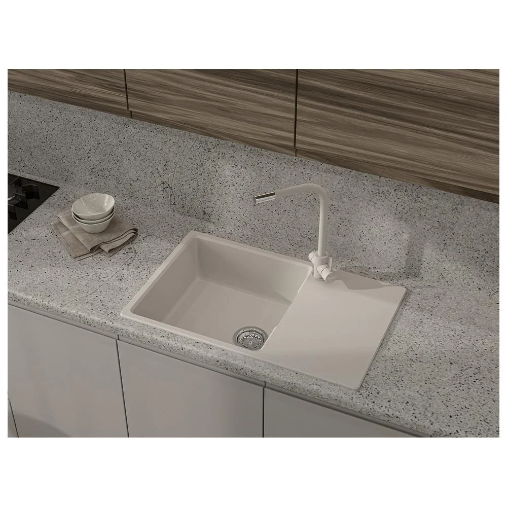Кухонная мойка GranFest URBAN 678L белый — Изображение 3