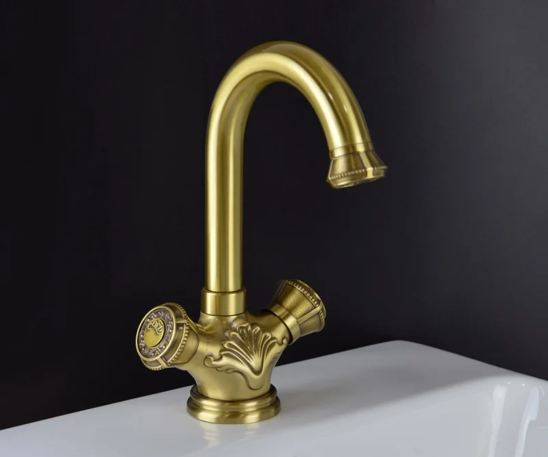 Смеситель для раковины Bronze de Luxe ROYAL 21981 бронза — Изображение 5