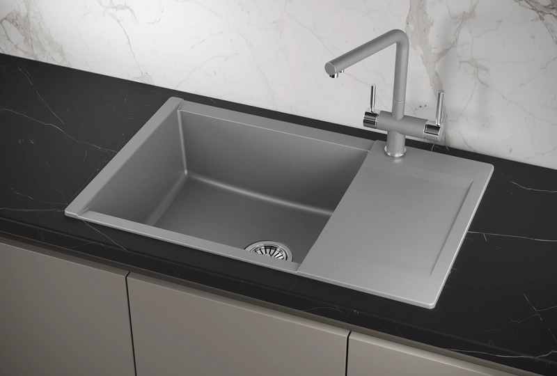 Кухонная мойка Granula 7807 алюминиум — Изображение 1