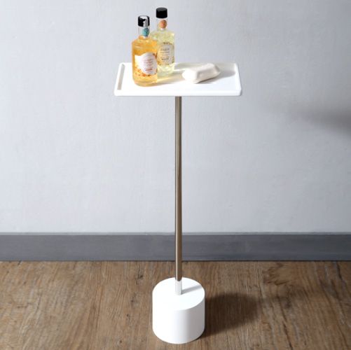 Стойка аксессуаров ABBER Stein AS1635 белая матовая Стойка аксессуаров ABBER Stein AS1635 белая матовая