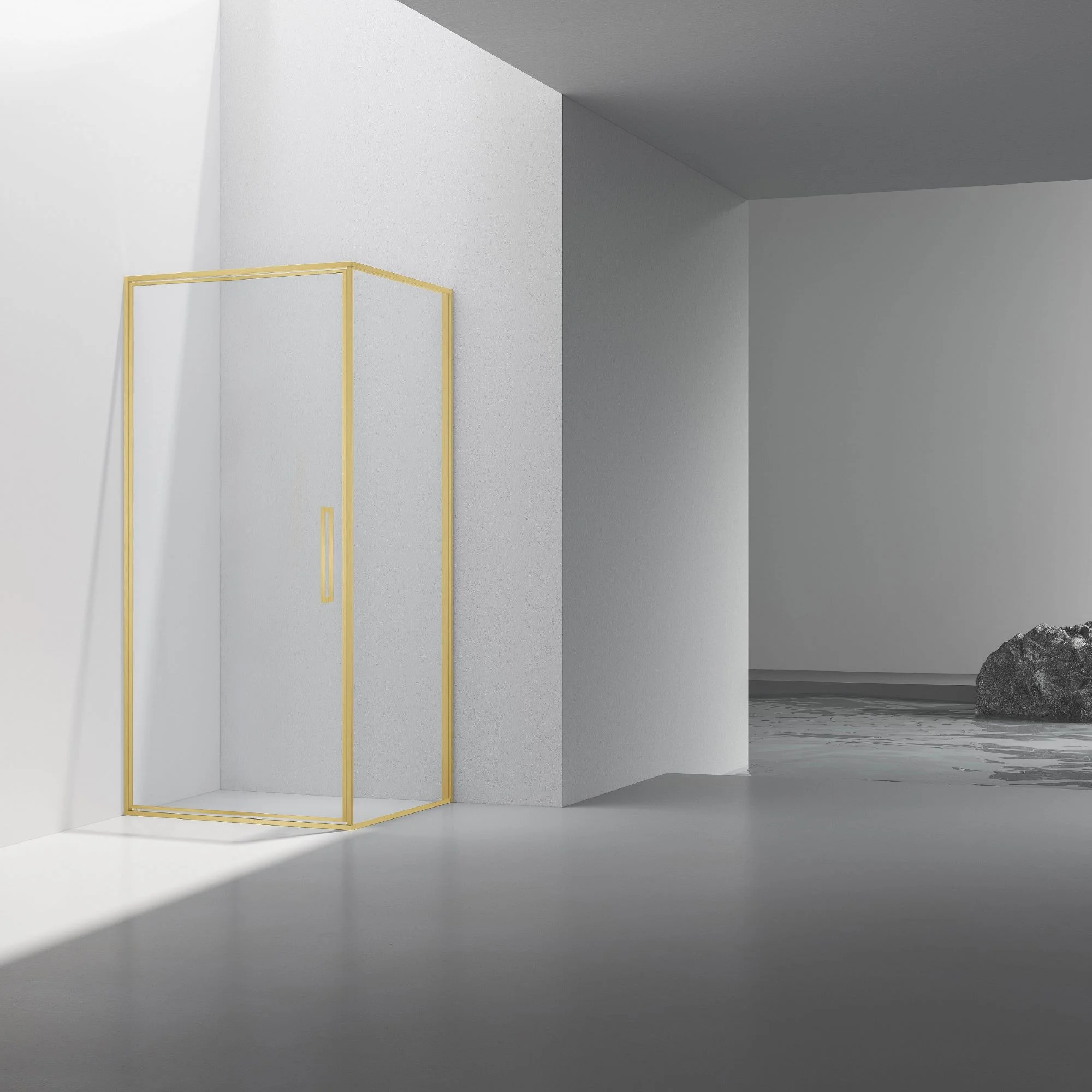 Душевой уголок Vincea Slim 8mm VSR-4SLP9090CLG, 900x900, брашированное золото, стекло прозрачное Душевой уголок Vincea Slim 8mm VSR-4SLP9090CLG, 900x900, брашированное золото, стекло прозрачное