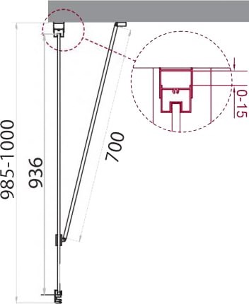 Боковая стенка BelBagno Marmi MARMI-100-FIX-C-Cr 100 x 195 см Боковая стенка BelBagno Marmi MARMI-100-FIX-C-Cr 100 x 195 см