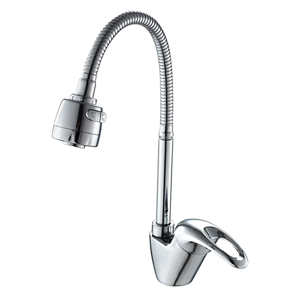 Смеситель для кухни FRAP F4303 с гибким изливом, хром — Изображение 1