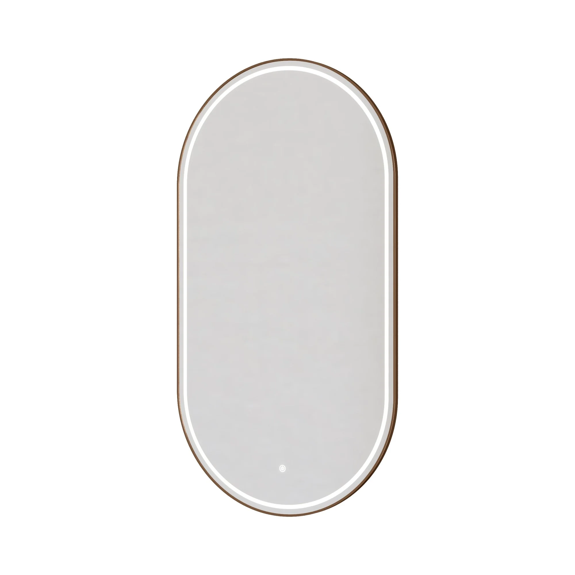 Зеркало Armadi Art Modern 568-BRB BRUSHED BRONZE овальное металлическая рама 110x60 см, с подсветкой, антизапотевание Зеркало Armadi Art Modern 568-BRB BRUSHED BRONZE овальное металлическая рама 110x60 см, с подсветкой, антизапотевание