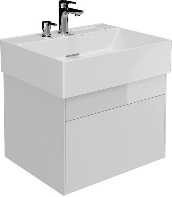 Тумба под раковину Kerama Marazzi Logica LOG.60.2\WHT подвесная 60 см, белоснежный — Изображение 2