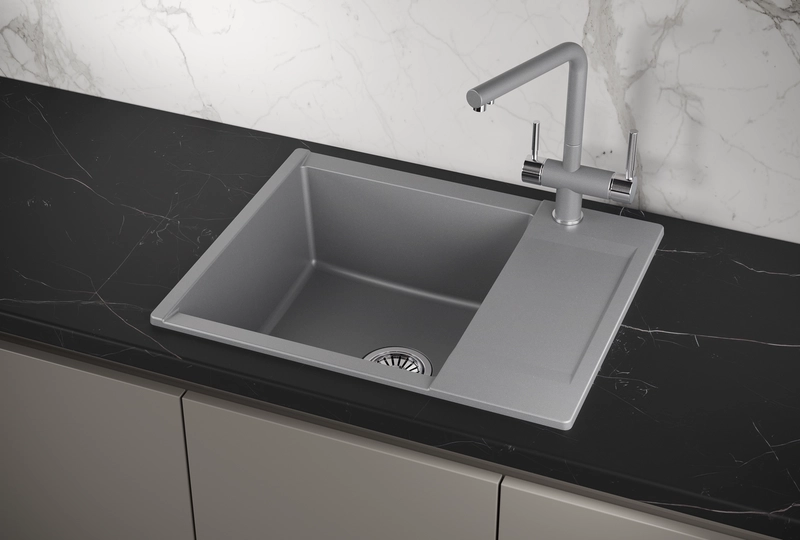 Кухонная мойка Granula 6202 алюминиум — Изображение 1