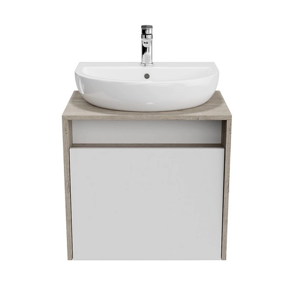 Тумба под раковину Kerama Marazzi Pro PRO.60.1\WHT подвесная 60, белая глянцевая — Изображение 2