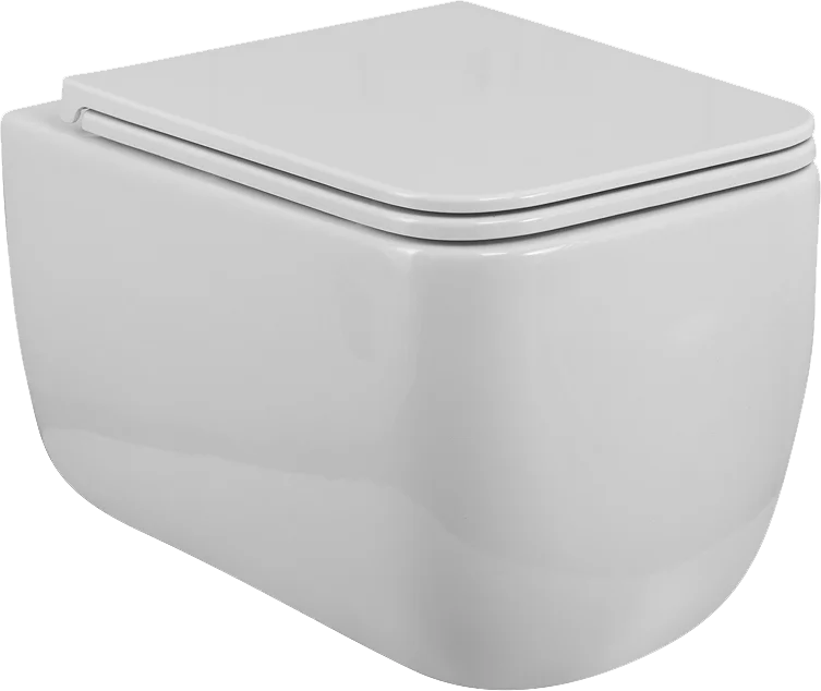 Унитаз подвесной BelBagno LUCE BB076CH-TOR/SC безободковый c сиденьем — Изображение 1