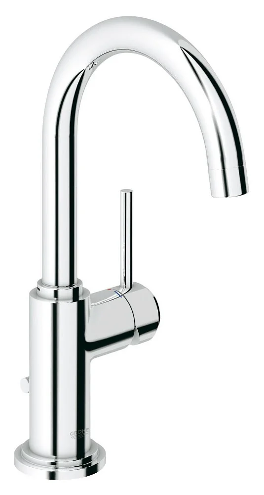 Смеситель для раковины GROHE Atrio C с донным клапаном, хром (32042001) Смеситель для раковины GROHE Atrio C с донным клапаном, хром (32042001)