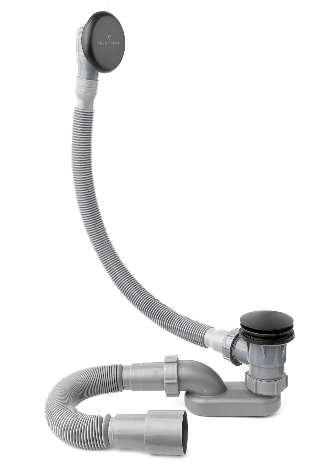 Слив-перелив Vinsent Veron VB150.758 автомат Click Clack, черный матовый Слив-перелив Vinsent Veron VB150.758 автомат Click Clack, черный матовый