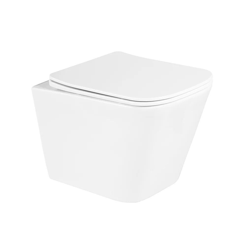 Комплект унитаза BelBagno с сиденьем DUE BB3103CHR/SC инсталляцией BB002-80 и клавишей смыва BB014-SR-BIANCO — Изображение 3