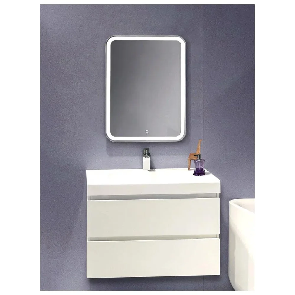 Зеркальный шкаф Silver Mirrors Фиджи 600х800 LED-00002364 сенсорный выключатель — Изображение 3