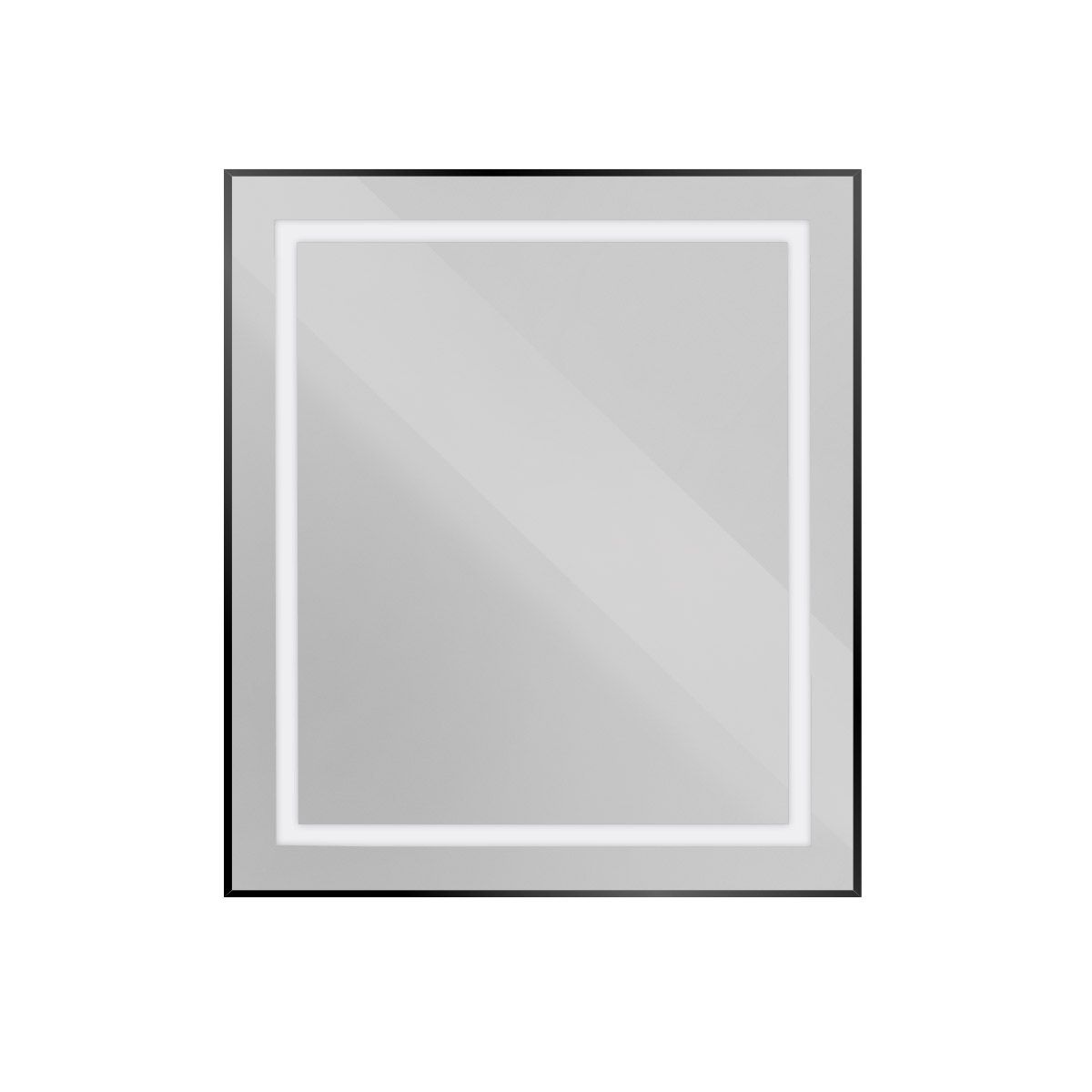 Зеркало BelBagno SPC-KRAFT-700-800-SENS-NERO 700x800x32 мм с подсветкой и сенсорным выключателем Зеркало BelBagno SPC-KRAFT-700-800-SENS-NERO 700x800x32 мм с подсветкой и сенсорным выключателем