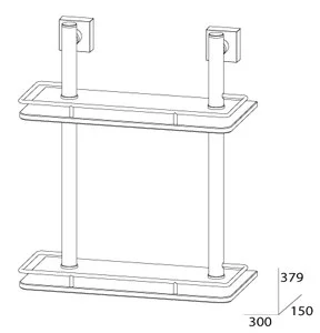 Полка FBS Esperado ESP 062 длина 30 см Полка FBS Esperado ESP 062 длина 30 см