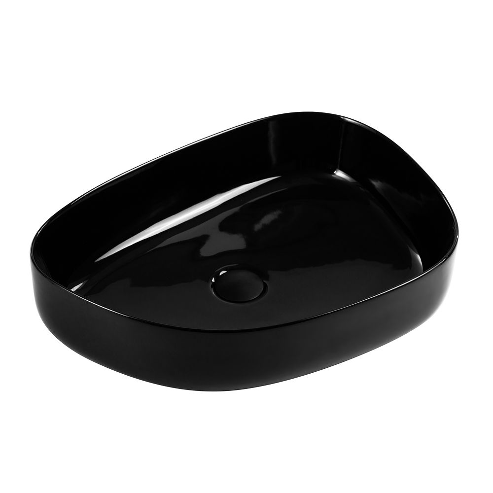 Раковина BelBagno BB1435-NERO 550x400x140 черная Раковина BelBagno BB1435-NERO 550x400x140 черная