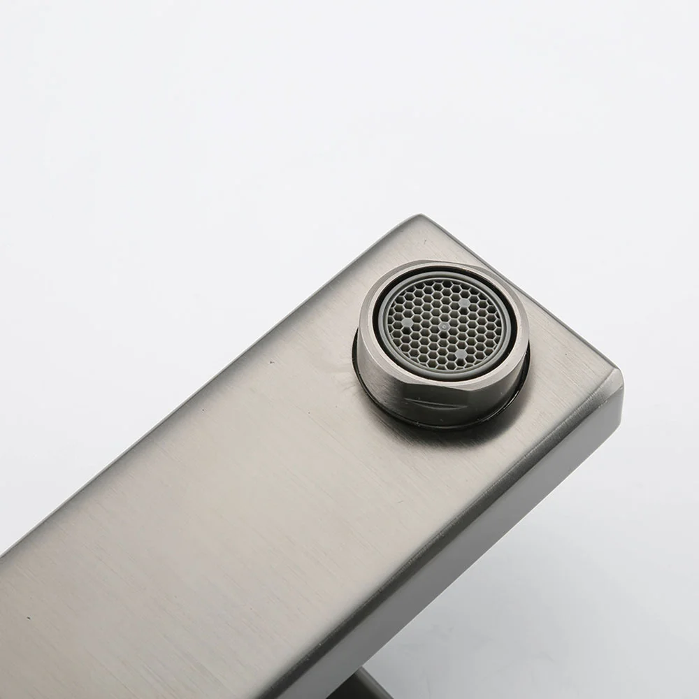 Смеситель для раковины Gappo G1017-9 оружейная сталь — Изображение 5