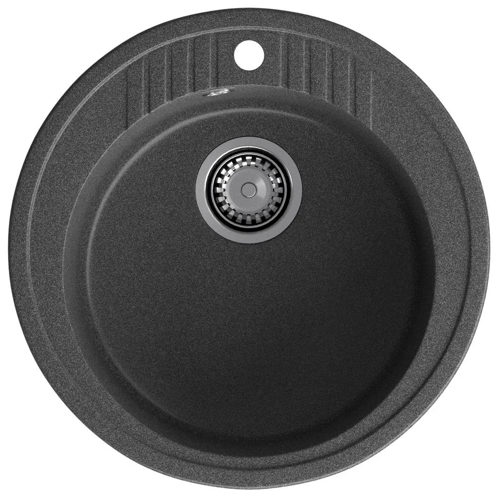 Кухонная мойка GranFest RONDO R-520 графит — Изображение 1