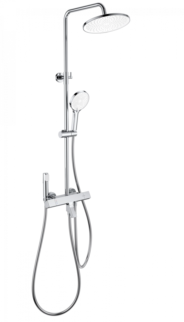Душевая система Wonzon & Woghand с термостатом, хром (WW-B3094-CR) Душевая система Wonzon & Woghand с термостатом, хром (WW-B3094-CR)