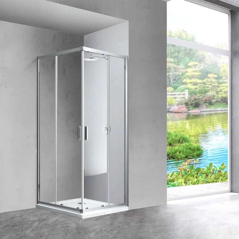 Душевой уголок Vincea Scala VSS-2SC800CL, 800x800, хром, стекло прозрачное Душевой уголок Vincea Scala VSS-2SC800CL, 800x800, хром, стекло прозрачное