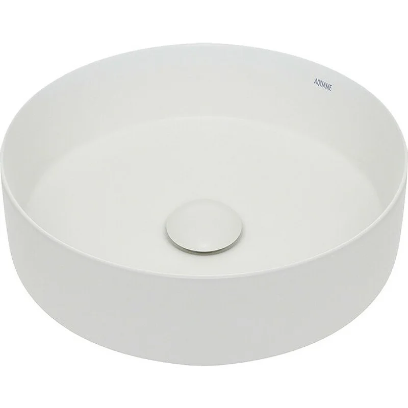 Раковина AQUAme AQM5012 накладная круглая, цвет белый матовый 355x355x120 AQM5012MW Раковина AQUAme AQM5012 накладная круглая, цвет белый матовый 355x355x120 AQM5012MW