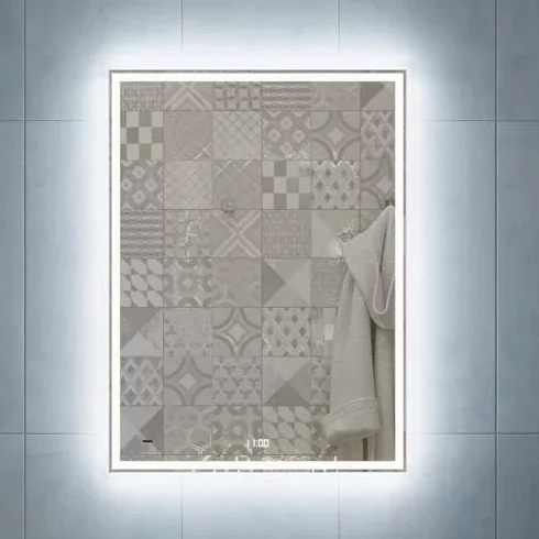 Зеркало Kerama Marazzi Tecno TE.mi.60 c LED 60 с подсветкой, с функцией антизапотевание, белое глянцевое — Изображение 3