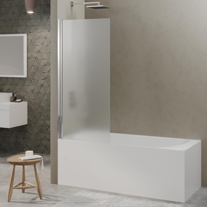 Шторка на ванну BERGES RIVER S 900 матовое стекло 065020 Шторка на ванну BERGES RIVER S 900 матовое стекло 065020