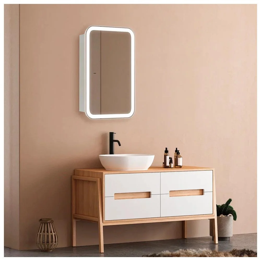 Зеркальный шкаф Silver Mirrors Фиджи Flip 500х750 LED-00002656 бесконтактный сенсор — Изображение 3